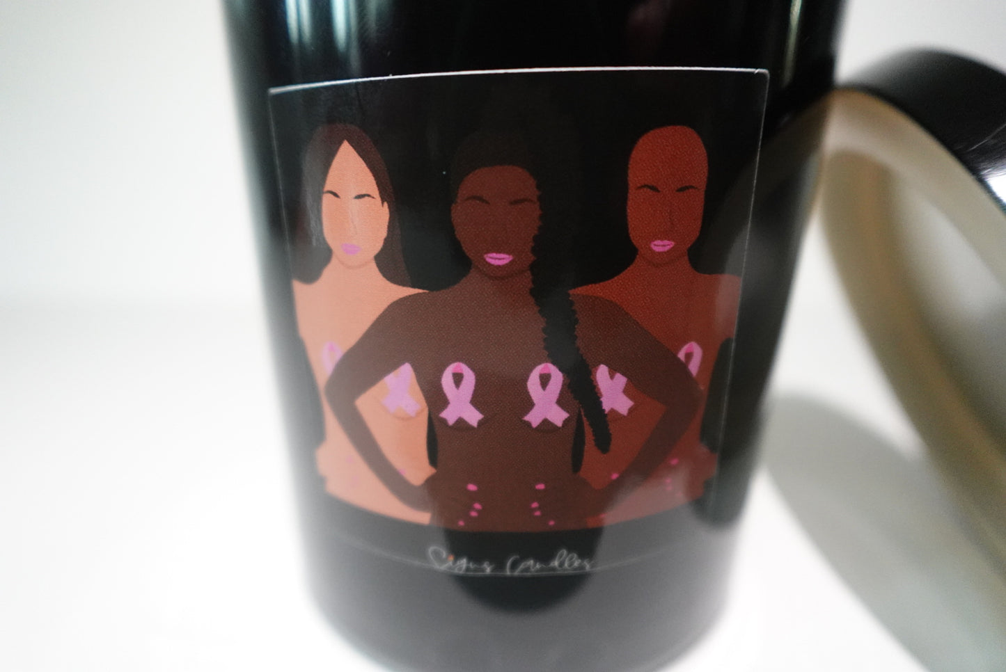 Breast Cancer Awareness Candle
